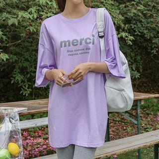 Merci Pastel Oversized T-shirt