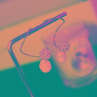 Faux Pearl Rhinestone Drop Earring As Shown In Figure - One Size