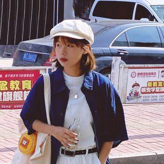 Floral Newsboy Cap