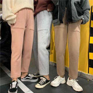 Wide Leg Cropped Sweatpants