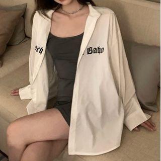 Mini Tank Dress / Lettering Shirt