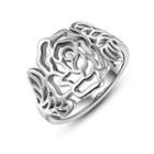 Perforated Rose / Butterfly Ring Platinum - No.7