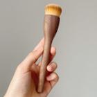 Wooden Handle Foundation Brush Brown - One Size