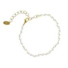 Faux-pearl Linked Bracelet One Size