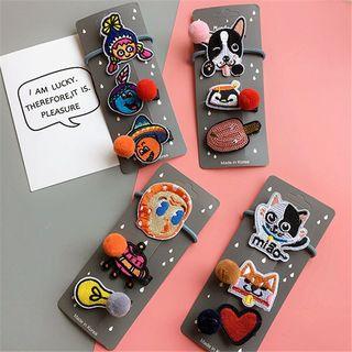 Embroidered Hair Tie (various Designs)