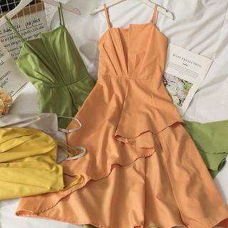 Asymmetric Sleeveless Maxi Dress In 7 Colors