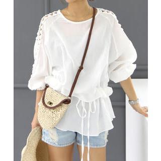 Straw Crossbody Bag