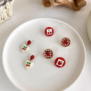Cherry / Strawberry Alloy Earring (various Designs)
