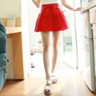 Bow-accent A-line Culottes