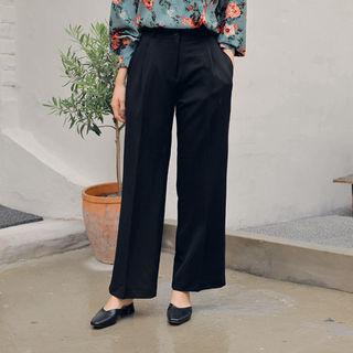 Wide Straight Dress Pants