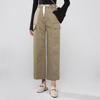 Cargo-pocket Wide-leg Pants