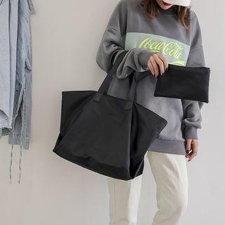 Set: Lightweight Tote Bag + Zip Pouch