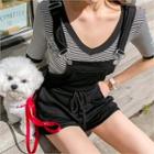 Slim-fit Contrast-trim T-shirt