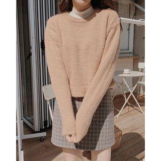 Crewneck Furry Sweater