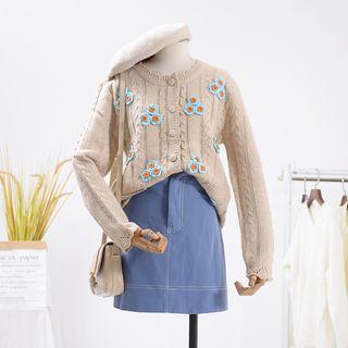 Flower Loose-fit Sweater