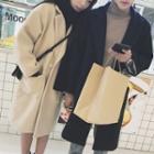 Couple Matching Notch-lapel Buttoned Coat