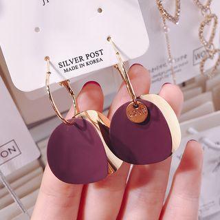 Polished Disc Dangle Earring