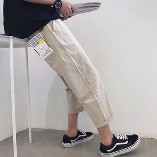 Label Tag Cropped Pants