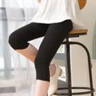 Tie-waist Sheath Capri Pants