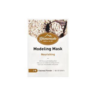 Missha - Homemade Modeling Mask: Essence Gel: 50ml + Powder 5ml (3 Types) Oatmeal
