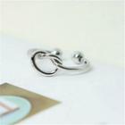 925 Sterling Silver Knot Open Ring Ring - Knot - One Size