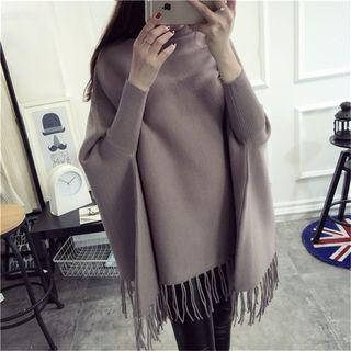 Fringed-hem Cape