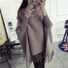 Fringed-hem Cape