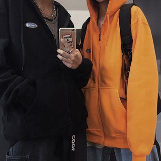 Couple Matching Drawstring Zip-up Hoodie