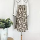 Leopard Satin Skirt