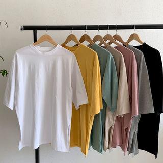 4 Season Deep-slit Relaxed-fit T-shirt