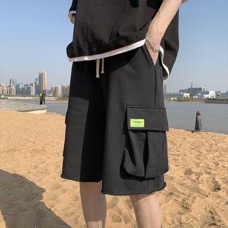Plain Cargo Sweatshorts