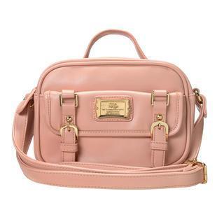 Buckled Satchel Light Pink - One Size