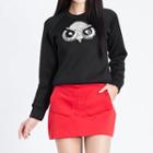 Set: Embellished Owl Pullover + Mini Skirt