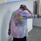 Tie-dyed Loose-fit T-shirt