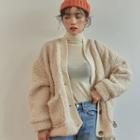 Faux Shearling Cardigan