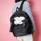 Canvas Applique Bow-accent Backpack