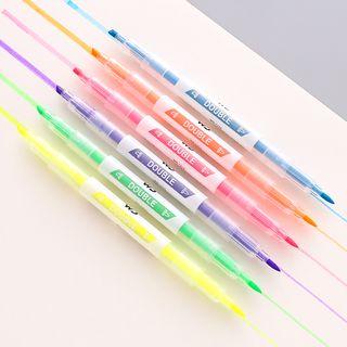 Set: Dual Head Highlighter Set Of 6 - One Size