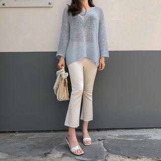 Net Knit Summer Sweater