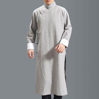 Linen Cotton Chinese Long Top
