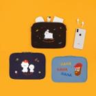 Illustration-embroidered 8 Tablet Pouch