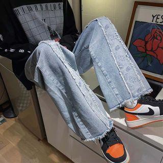 Panel Loose Fit Jeans