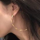 Twisted Pull-through Earring Gold - One Size