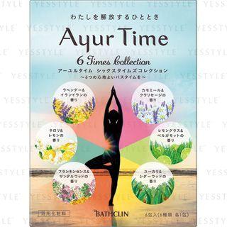 Bathclin - Aqur Time 6 Time Collection Bath Salt 40g X 6 Pcs