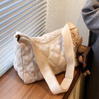 Padded Zip Shoulder Bag