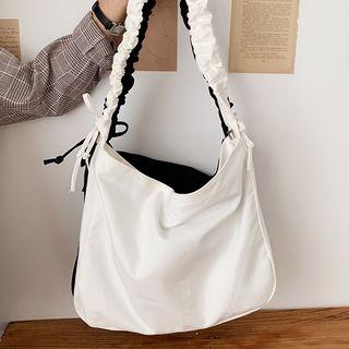 Drawstring-strap Canvas Tote Bag