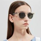 Transparent Chunky Frame Sunglasses