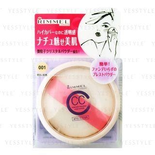 Rimmel London - Cc Powder Airy Finish Press High Cover Spf 20 Pa++ (#001 Bright) 10g