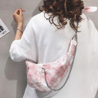 Chained Canvas Sling Bag