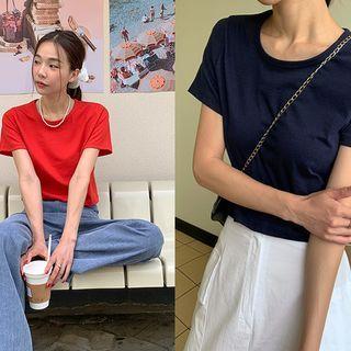 Color Crop Daily T-shirt