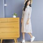 Polka Dot Midi Shirtdress